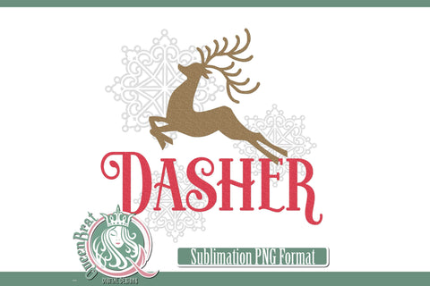 Reindeer Bundle Sublimation Sublimation QueenBrat Digital Designs 