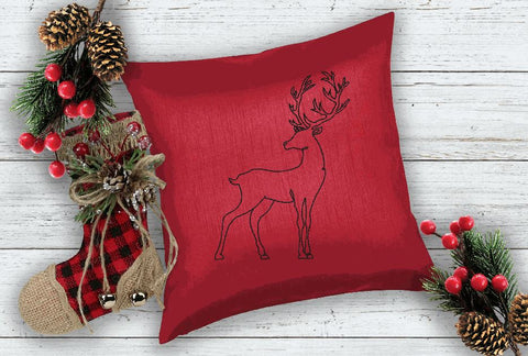 Reindeer, Christmas Deer Machine Embroidery Embroidery/Applique DESIGNS Canada Embroidery 