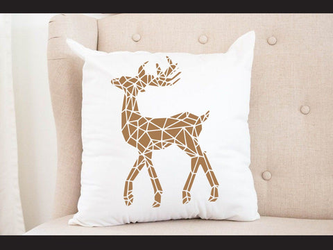 Reindeer Christmas Geomatical Print SVG Johan Ru designs 