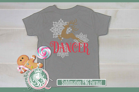 Reindeer-Dancer Sublimation Sublimation QueenBrat Digital Designs 