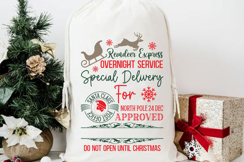 Reindeer express overnight service SVG Design SVG Regulrcrative 