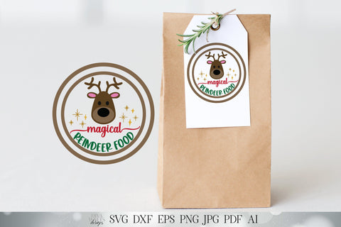 Reindeer Food SVG | Reindeer SVG | Christmas SVG | Reindeer Snack svg | dxf and more! | Create Stickers & More SVG Diva Watts Designs 