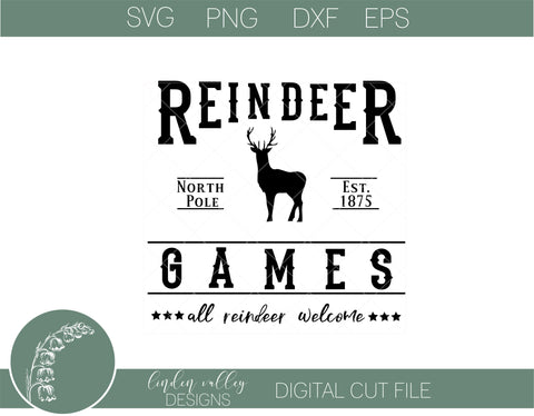 Reindeer Games SVG SVG Linden Valley Designs 