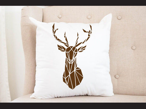 Reindeer Head Geomatical Print Sublimation Johan Ru designs 