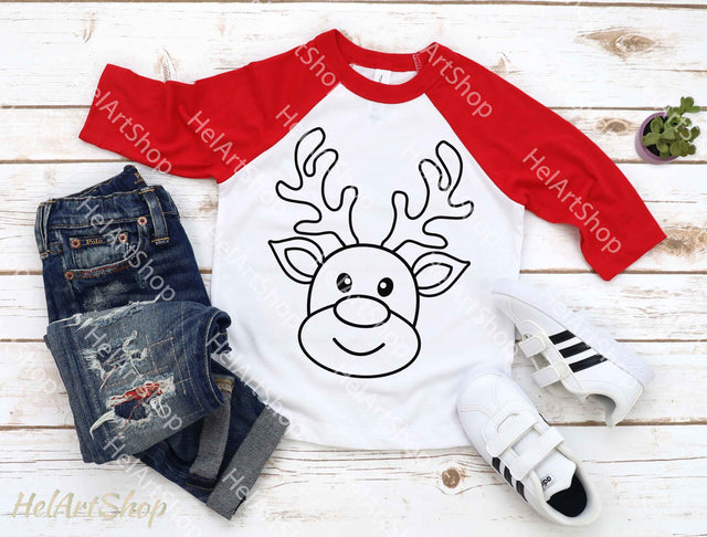 Reindeer Head svg SVG _HelArtShop_ 