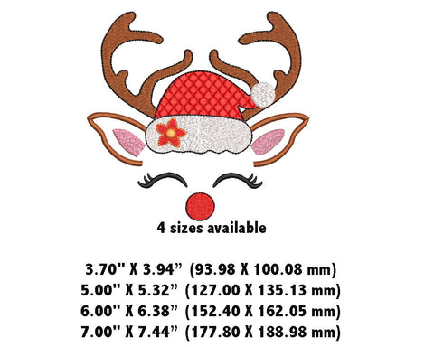 Reindeer Machine Embroidery Design Embroidery/Applique DESIGNS Canada Embroidery 