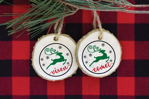 Reindeer Names Bundle - 16 Christmas SVG Files SVG Old Market 