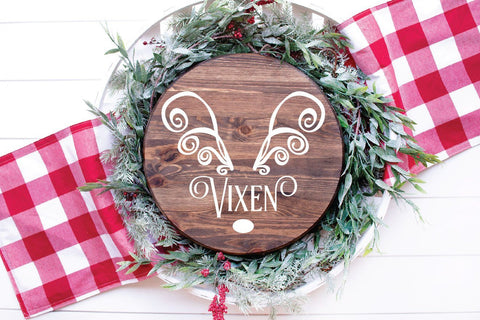 Reindeer Names Bundle - 9 Christmas SVG Files SVG Old Market 