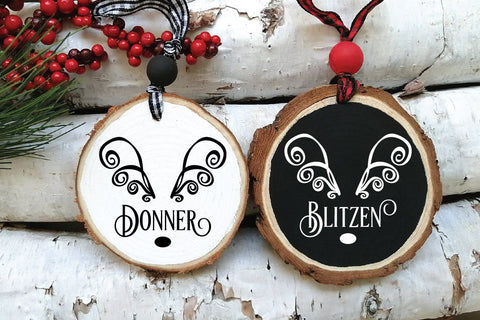 Reindeer Names Bundle - 9 Christmas SVG Files SVG Old Market 