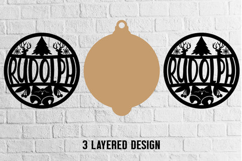 Reindeer Names Svg Bundle Laser Cut 2 SVG zafrans studio 