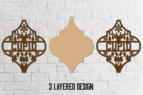 Reindeer Names Svg Bundle Laser Cut Files SVG zafrans studio 