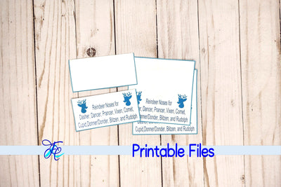 Reindeer Noses Bag Topper 3D Paper Family Creations 