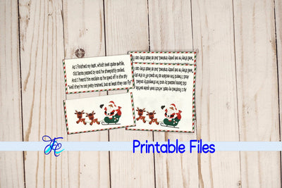 Reindeer Poop Bag Topper aa 3D Paper Family Creations 