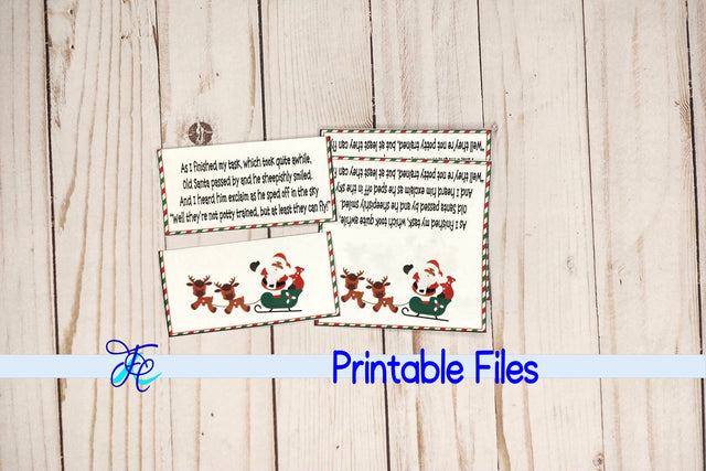 Reindeer Poop Bag Topper aa 3D Paper Family Creations 