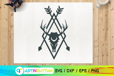 Reindeer Skull svg, Deer Skull svg SVG Artinrhythm shop 