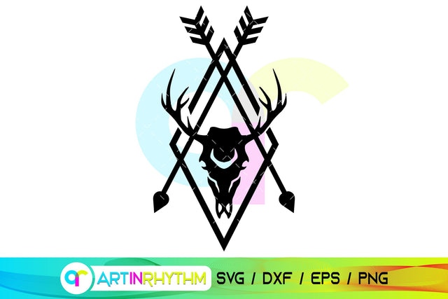 Reindeer Skull svg, Deer Skull svg SVG Artinrhythm shop 