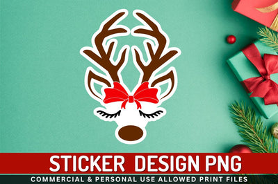 Reindeer Sublimation PNG Sublimation Regulrcrative 
