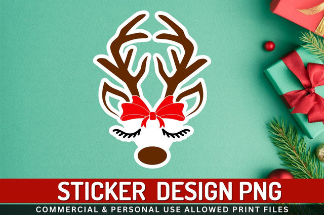 Reindeer Sublimation PNG Sublimation Regulrcrative 