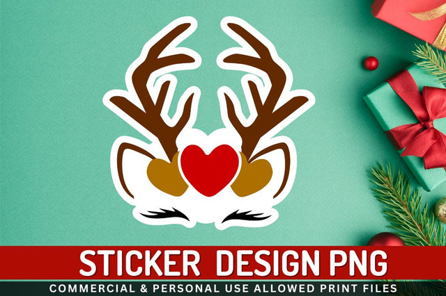 Reindeer Sublimation PNG Sublimation Regulrcrative 