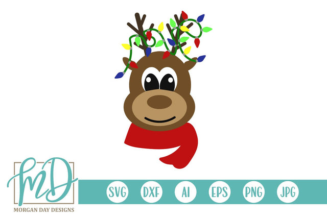 Reindeer SVG Morgan Day Designs 