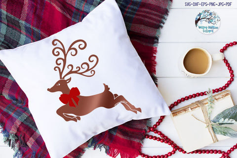 Reindeer SVG SVG Wispy Willow Designs 