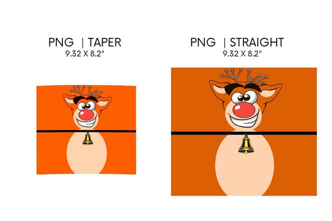 Reindeer Tumbler Sublimation Sublimation SvgOcean 