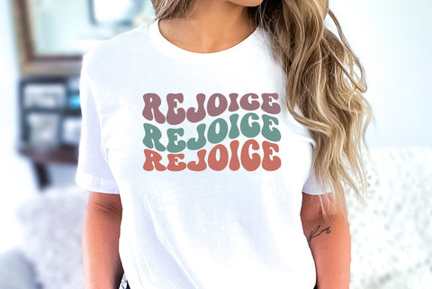 Rejoice, Christian Quote SVG, Religious SVG SVG FiveStarCrafting 