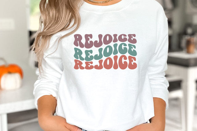 Rejoice, Christian Quote SVG, Religious SVG SVG FiveStarCrafting 