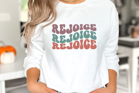 Rejoice, Christian Quote SVG, Religious SVG SVG FiveStarCrafting 