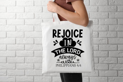 Rejoice in the lord always philippians 4:4 SVG SVG DESIGNISTIC 