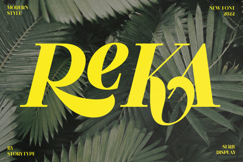 REKA Typeface Font Storytype Studio 