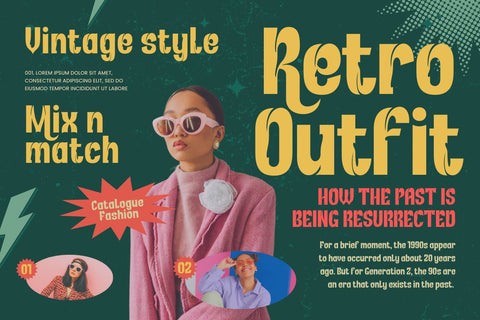 Rekix Black | Groovy Retro Font Font twinletter 