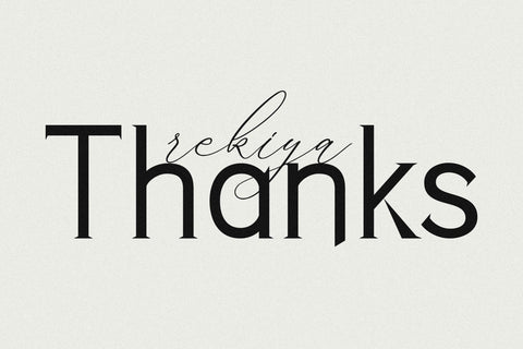 Rekiya Typeface Font Storytype Studio 