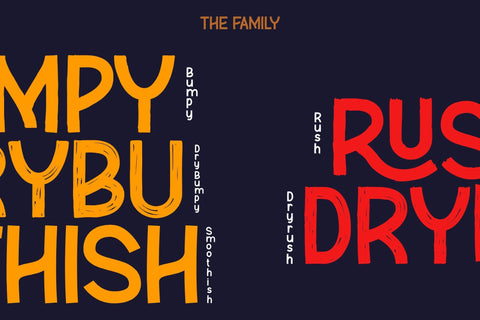 Relasi | Brush San Serif Font Family Font Katario Studio 