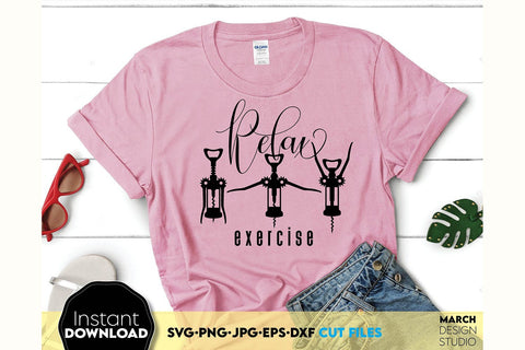 Relax Exercise | Funny Quotes Shirt SVG SVG March Design Studio 