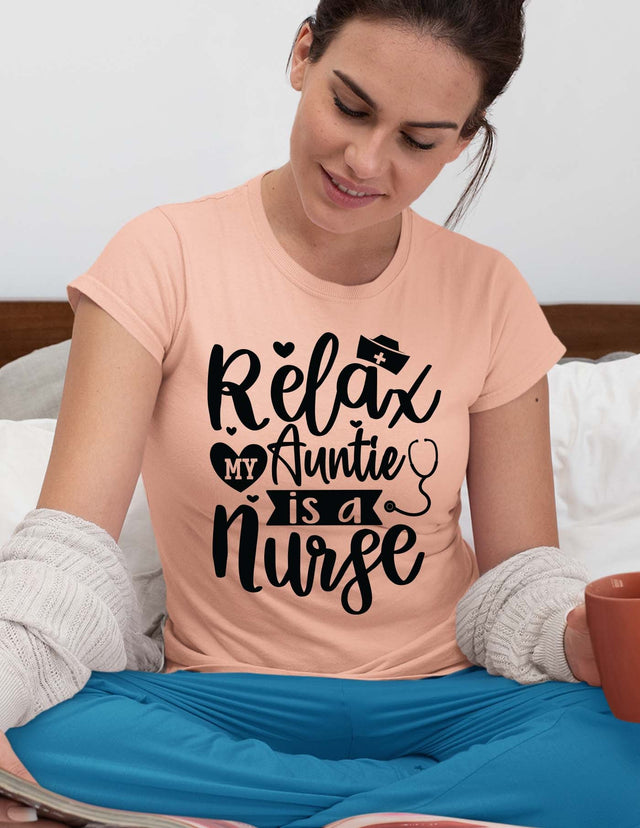 relax my auntie is a nurse svg,Auntie t shirt svg, SVG Isabella Machell 