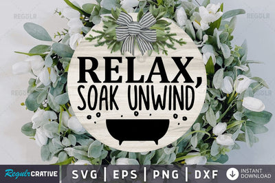 Relax, soak unwind SVG SVG Regulrcrative 