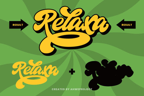 Relaxa - Font Special Logotype Font ahweproject 