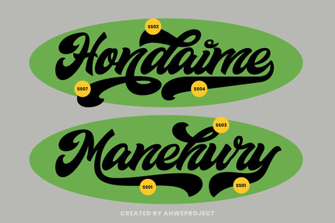 Relaxa - Font Special Logotype Font ahweproject 