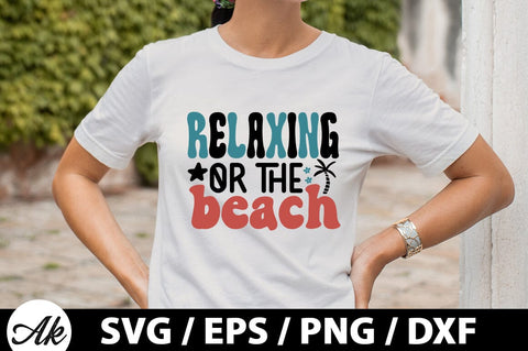 Relaxing or the beach Retro SVG SVG akazaddesign 