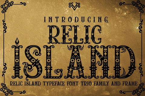 Relic Island Font JH-CreativeFont 
