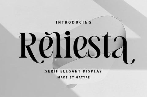 Reliesta Font gatype 