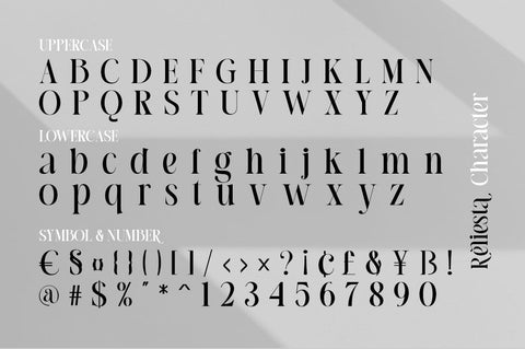 Reliesta Font gatype 
