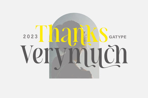 Reliesta Font gatype 