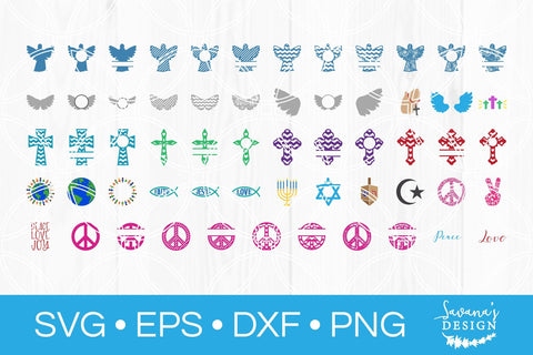 Religion and Peace Bundle SVG SavanasDesign 