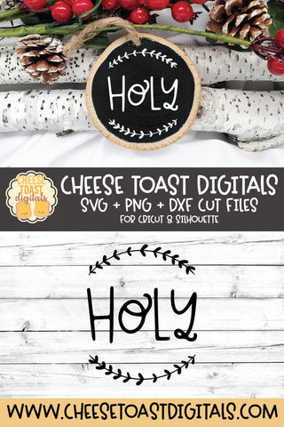 Religious Christmas Ornament SVG | Holy SVG Cheese Toast Digitals 