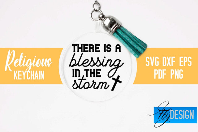 Religious Keychain SVG | Keychain Design SVG Fly Design 