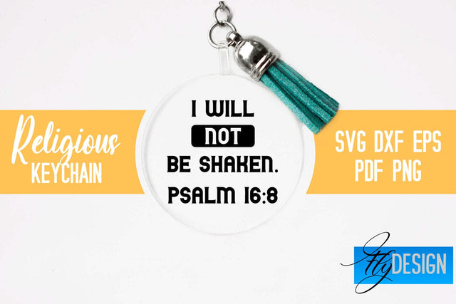 Religious Keychain SVG | Keychain Design SVG Fly Design 