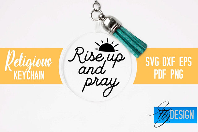 Religious Keychain SVG | Keychain Design SVG Fly Design 