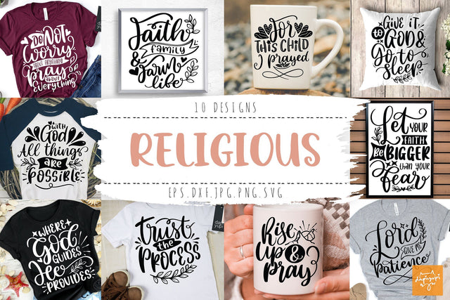 Religious SVG Bundle Faith Quotes SVG dapiyupi store 